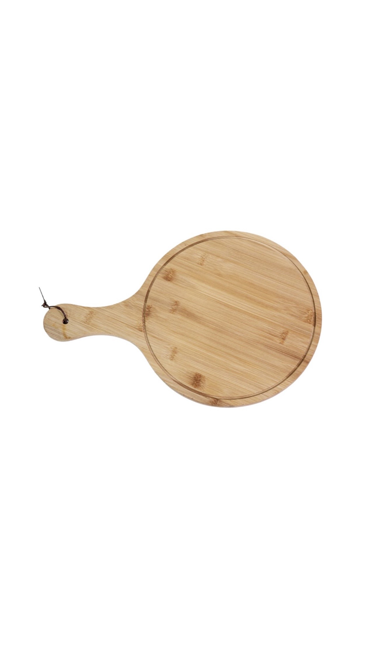 Planche ronde bambou avec anse